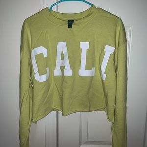 Cropped sweatshirt